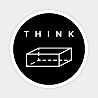 Think outside the box Magnet